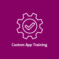 Custom Application Training Logo