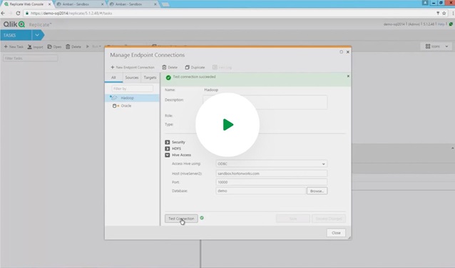Click on this image to watch the Qlik Replicate demo video.